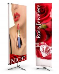 Classic Banner Stands™, Hook/Loop